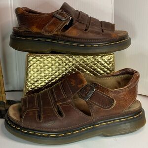 Dr. Martens Brown Leather Sandals